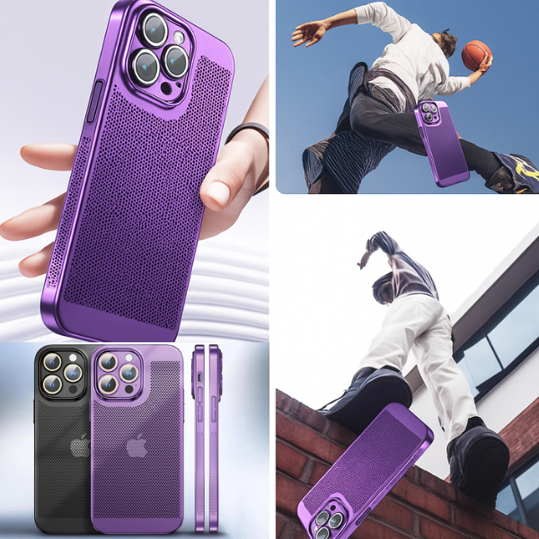 Ultra Slim Heat Dissipation iPhone Case with Electroplated Finish – Buy 2 & Save 20% OFF