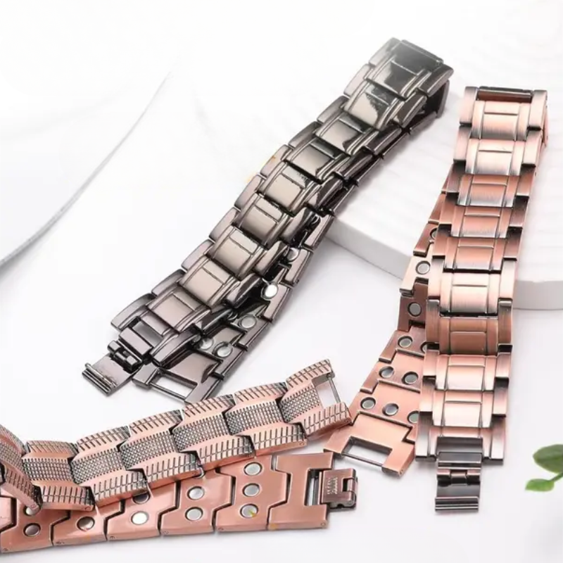 Copper magnetic bracelet — Helps relieve fatigue and supports the body’s natural circulation