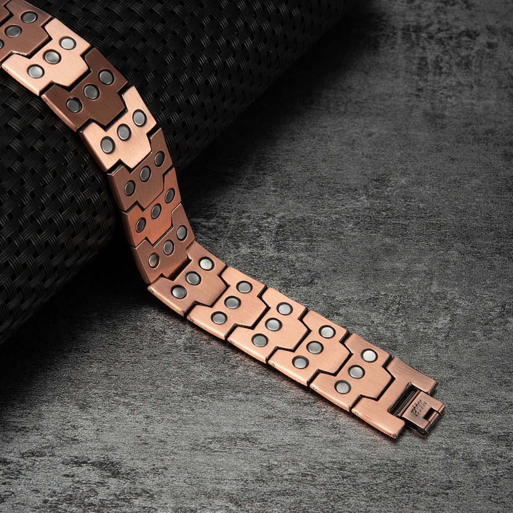 Copper magnetic bracelet — Helps relieve fatigue and supports the body’s natural circulation