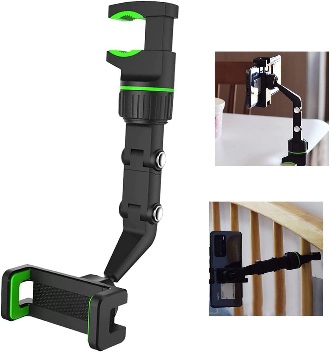 😍Multifunctional Rearview Mirror Phone Holder