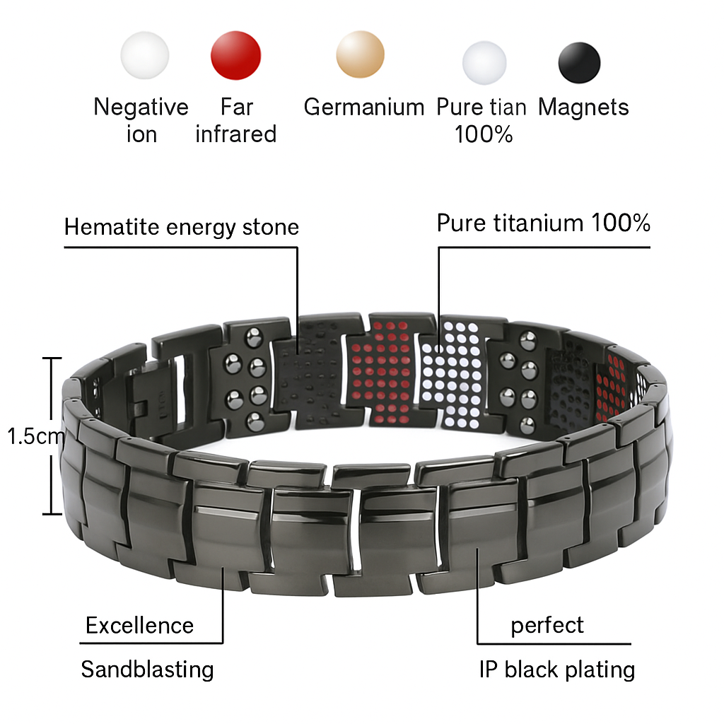 Alpha Animalle 4000ions™ Magnet Therapy Bracelet