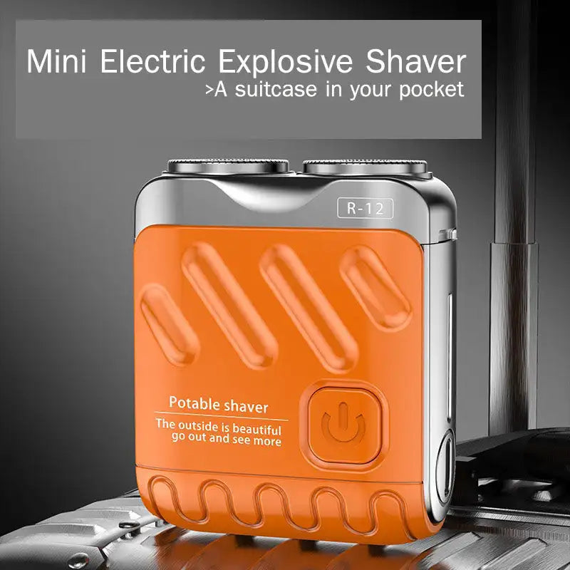 BladeRing Pro™ – Double-Ring Portable Electric Shaver