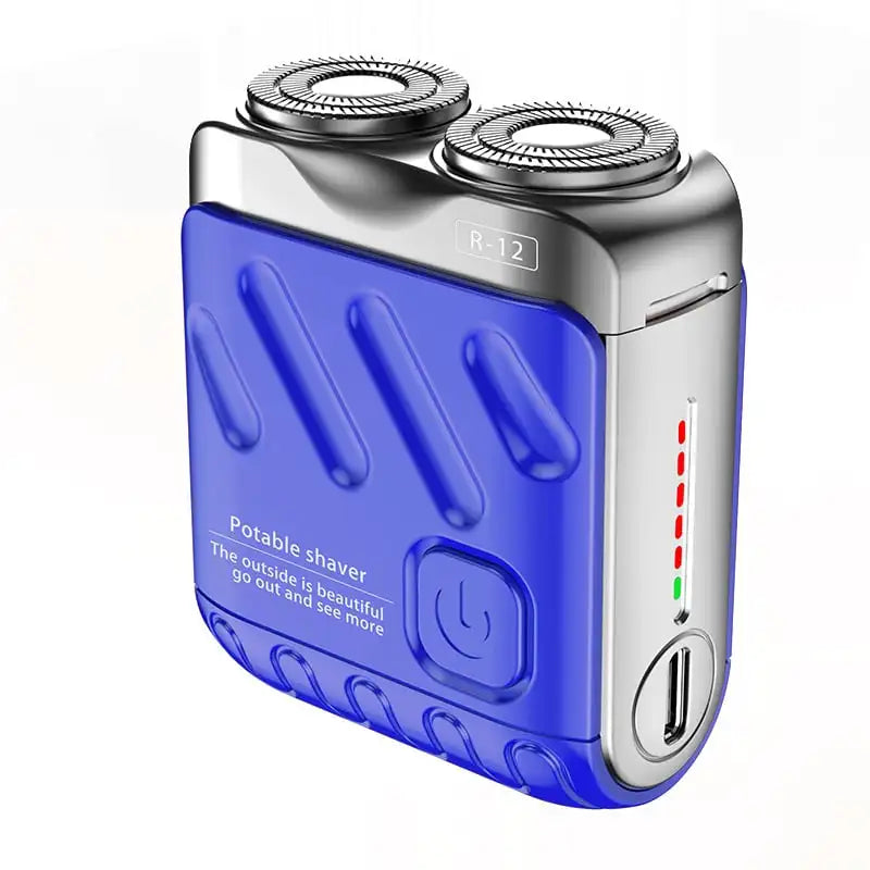 BladeRing Pro™ – Double-Ring Portable Electric Shaver