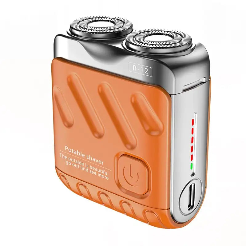 BladeRing Pro™ – Double-Ring Portable Electric Shaver